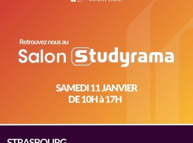 Stand de FILEA - école de formation en alternance BTS et Mastère, au Salon Studyrama Strasbourg 2025