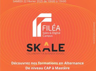 ournées Portes Ouvertes de l’école FILEA, samedi 22 fevrier 2025, de 10h à 15h, à Strasbourg. Découvrez nos formations en alternance du CAP au Mastère.